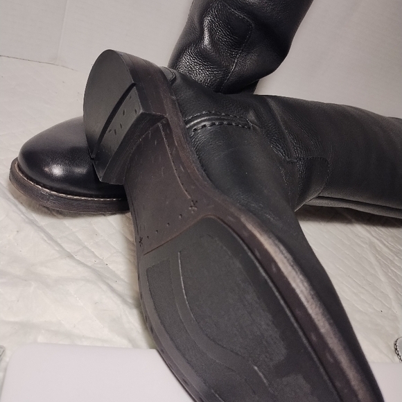Franco sarto (nwot)black Leather Knee-High Boots women's size 9M - Picture 8 of 14